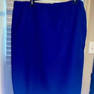Kasper Royal Blue Skirt